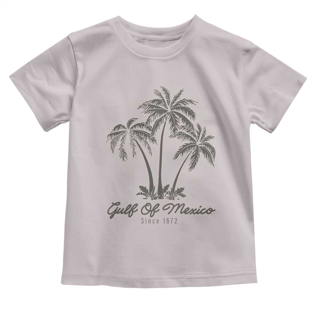 Gulf of Mexico Toddler T Shirt 1672 Retro Beach Vibe Palm Trees