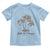 Gulf of Mexico Toddler T Shirt 1672 Retro Beach Vibe Palm Trees