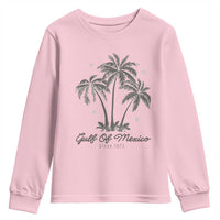Gulf of Mexico Youth Sweatshirt 1672 Retro Beach Vibe Palm Trees