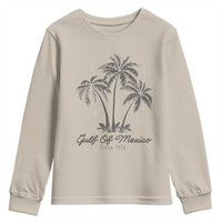 Gulf of Mexico Youth Sweatshirt 1672 Retro Beach Vibe Palm Trees