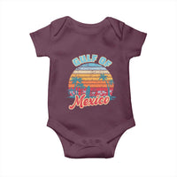 Gulf of Mexico Baby Onesie Retro Vintage Beach - Wonder Print Shop