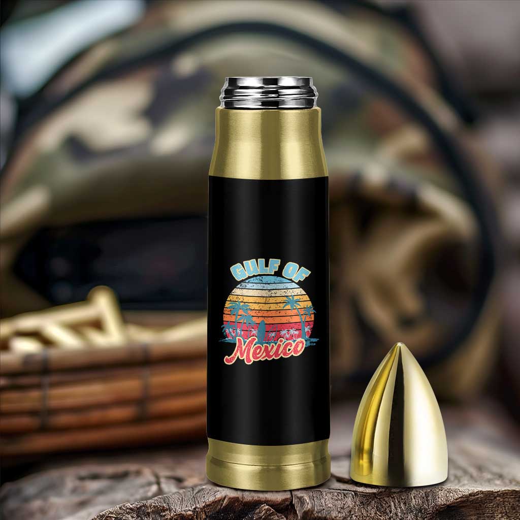 Gulf of Mexico Bullet Tumbler Retro Vintage Beach - Wonder Print Shop