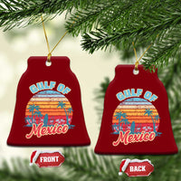 Gulf of Mexico Ceramic Ornament Retro Vintage Beach - Wonder Print Shop