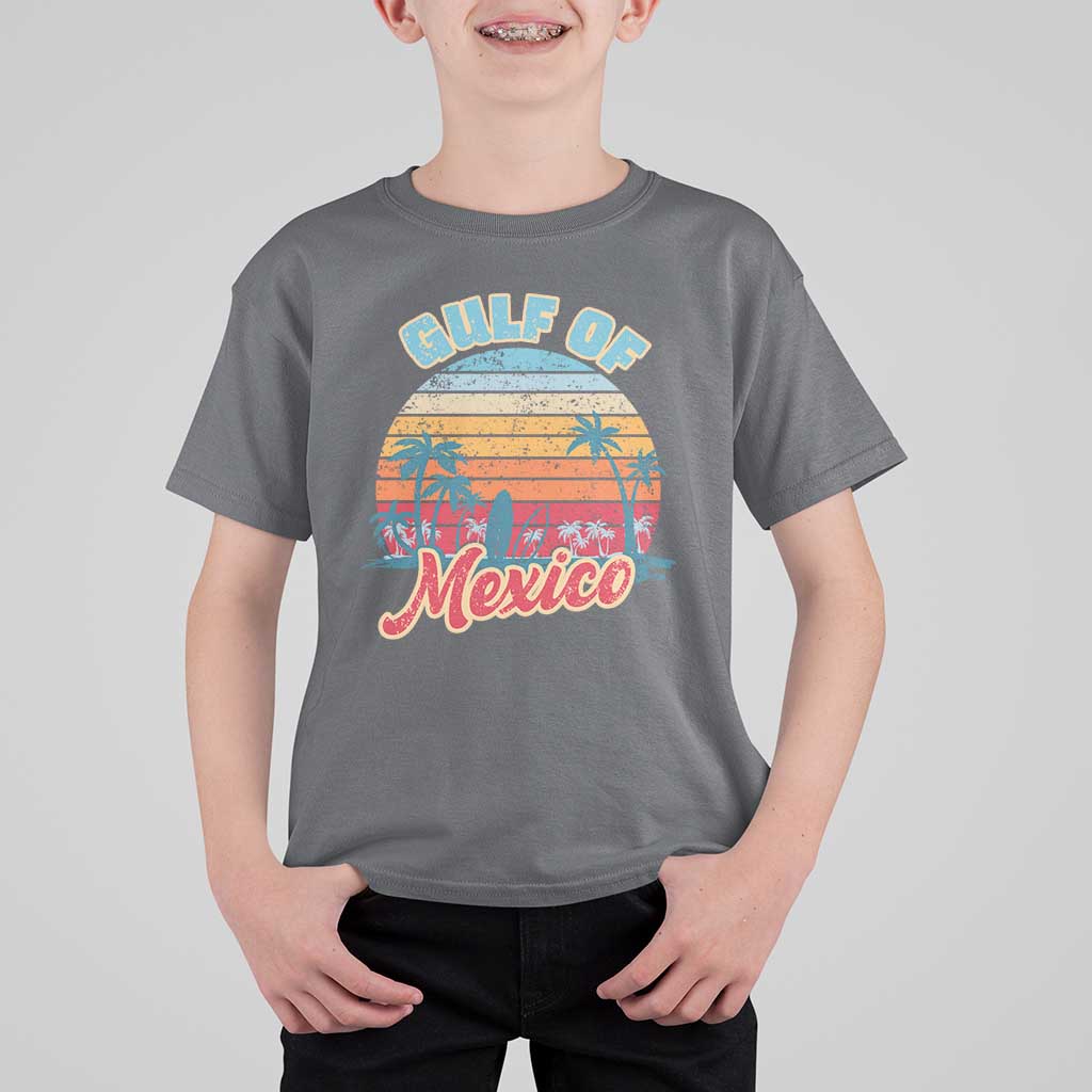 Gulf of Mexico T Shirt For Kid Retro Vintage Beach - Wonder Print Shop