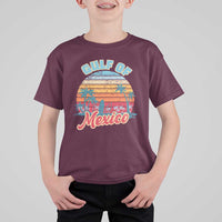 Gulf of Mexico T Shirt For Kid Retro Vintage Beach - Wonder Print Shop