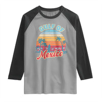 Gulf of Mexico Raglan Shirt Retro Vintage Beach - Wonder Print Shop