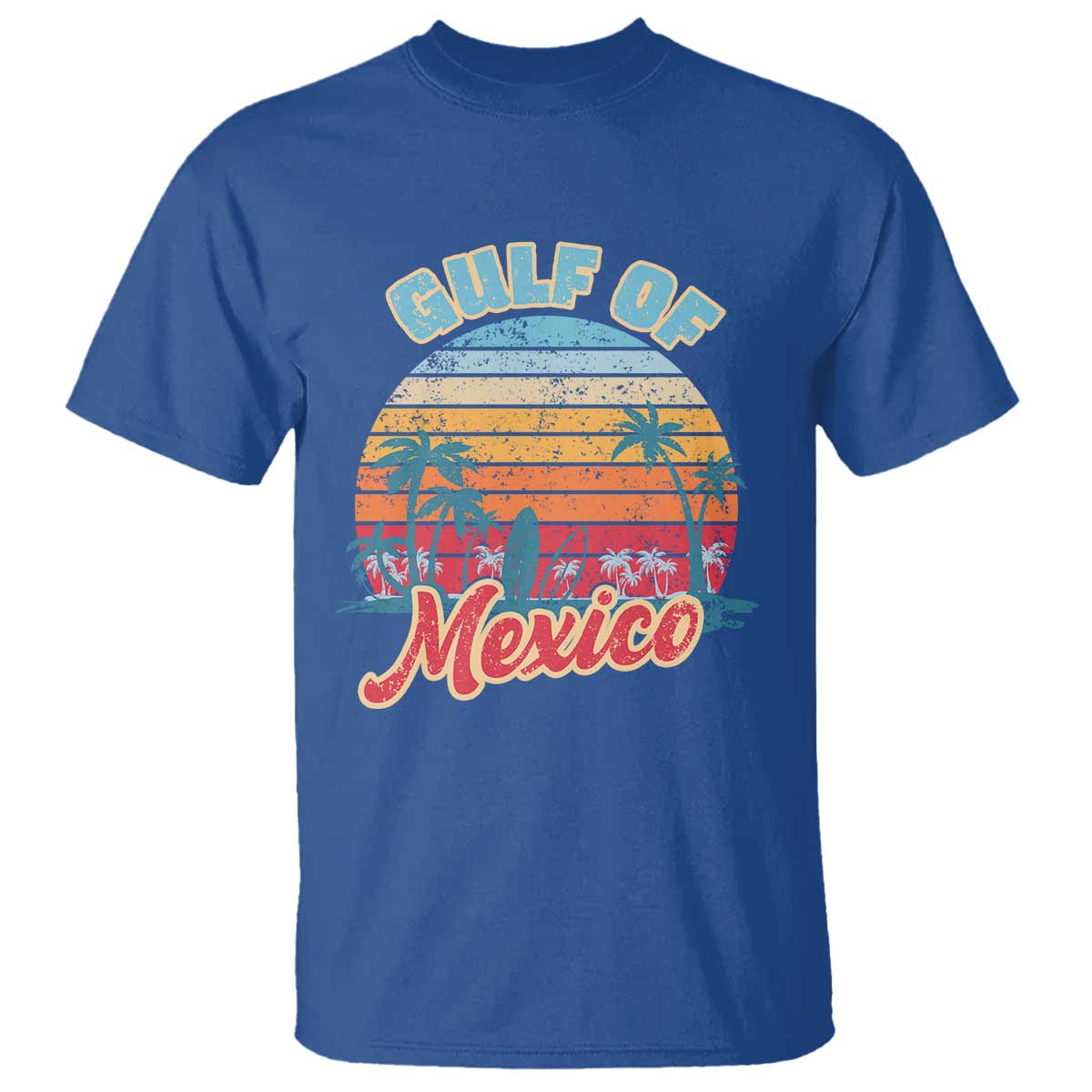 Gulf of Mexico T Shirt Retro Vintage Beach - Wonder Print Shop