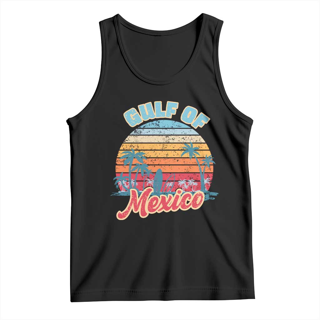 Gulf of Mexico Tank Top Retro Vintage Beach - Wonder Print Shop