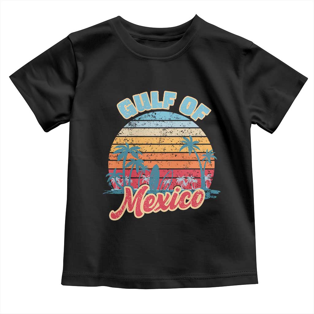 Gulf of Mexico Toddler T Shirt Retro Vintage Beach - Wonder Print Shop