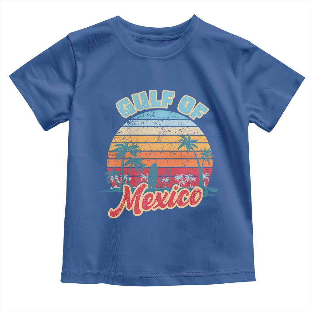 Gulf of Mexico Toddler T Shirt Retro Vintage Beach - Wonder Print Shop