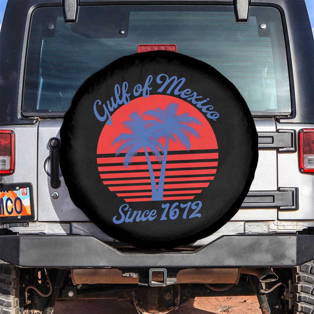 Gulf of Mexico Spare Tire Cover Since 1672 Retro Vintage 70s