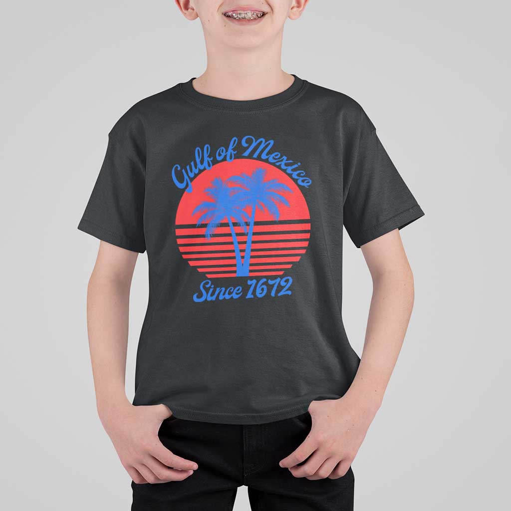 Gulf of Mexico T Shirt For Kid Since 1672 Retro Vintage 70s