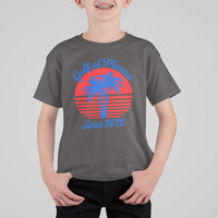 Gulf of Mexico T Shirt For Kid Since 1672 Retro Vintage 70s