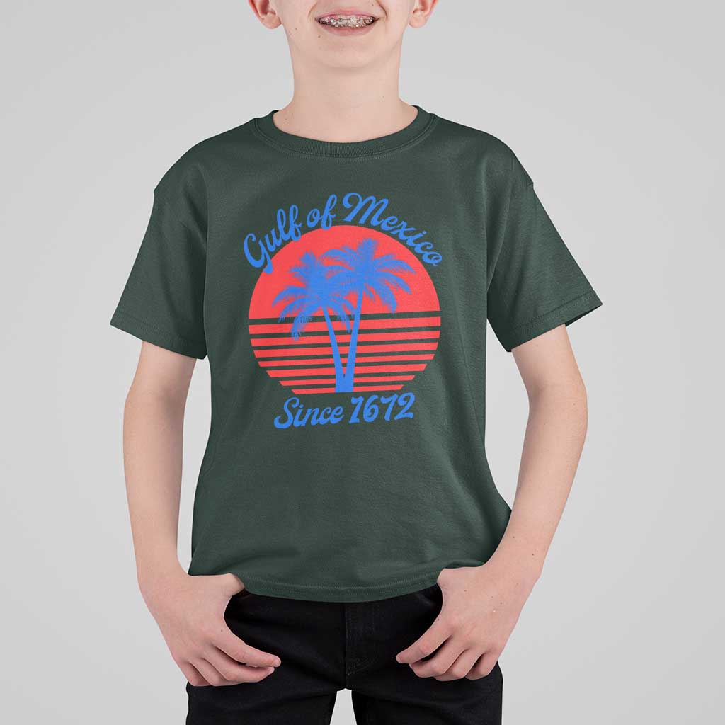 Gulf of Mexico T Shirt For Kid Since 1672 Retro Vintage 70s