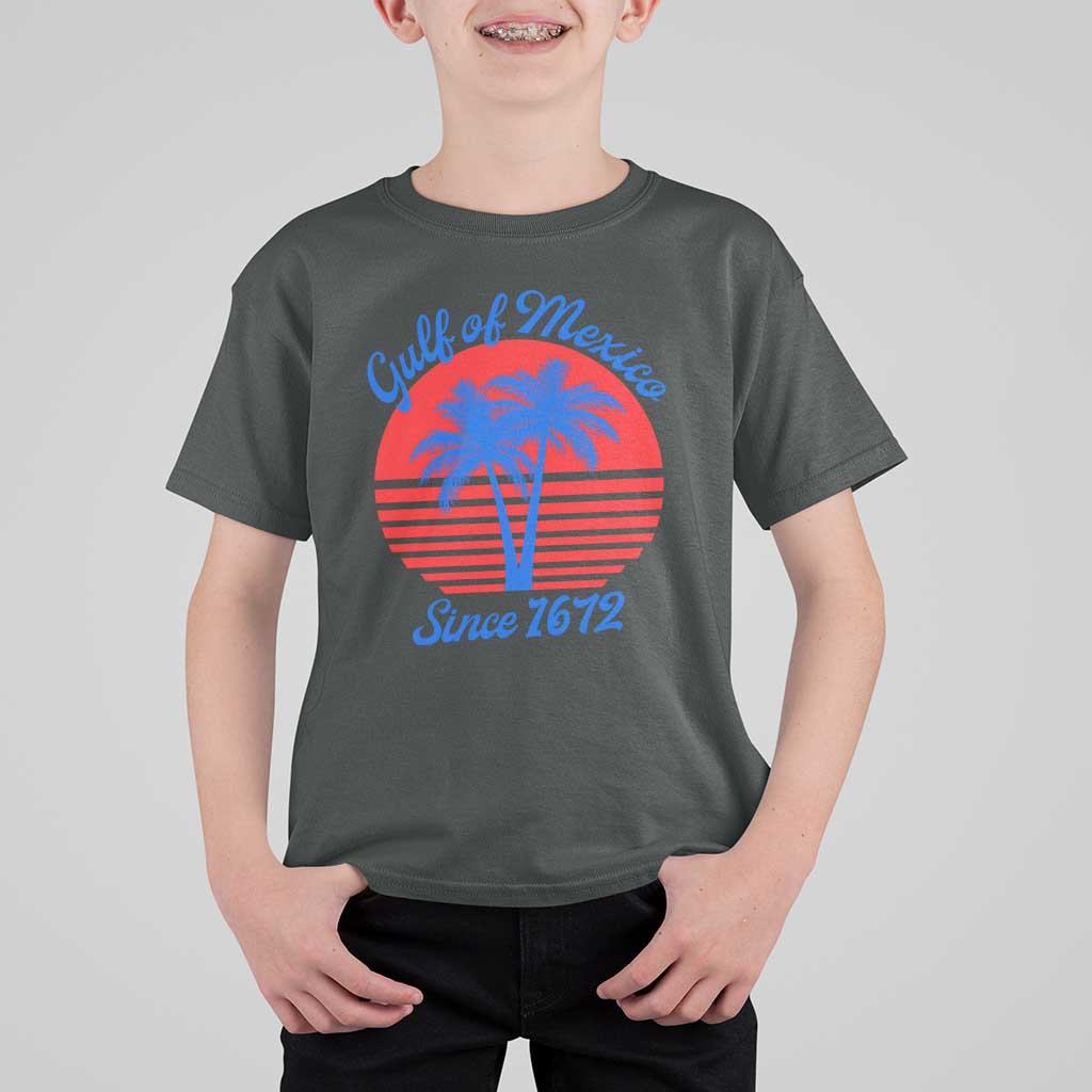 Gulf of Mexico T Shirt For Kid Since 1672 Retro Vintage 70s