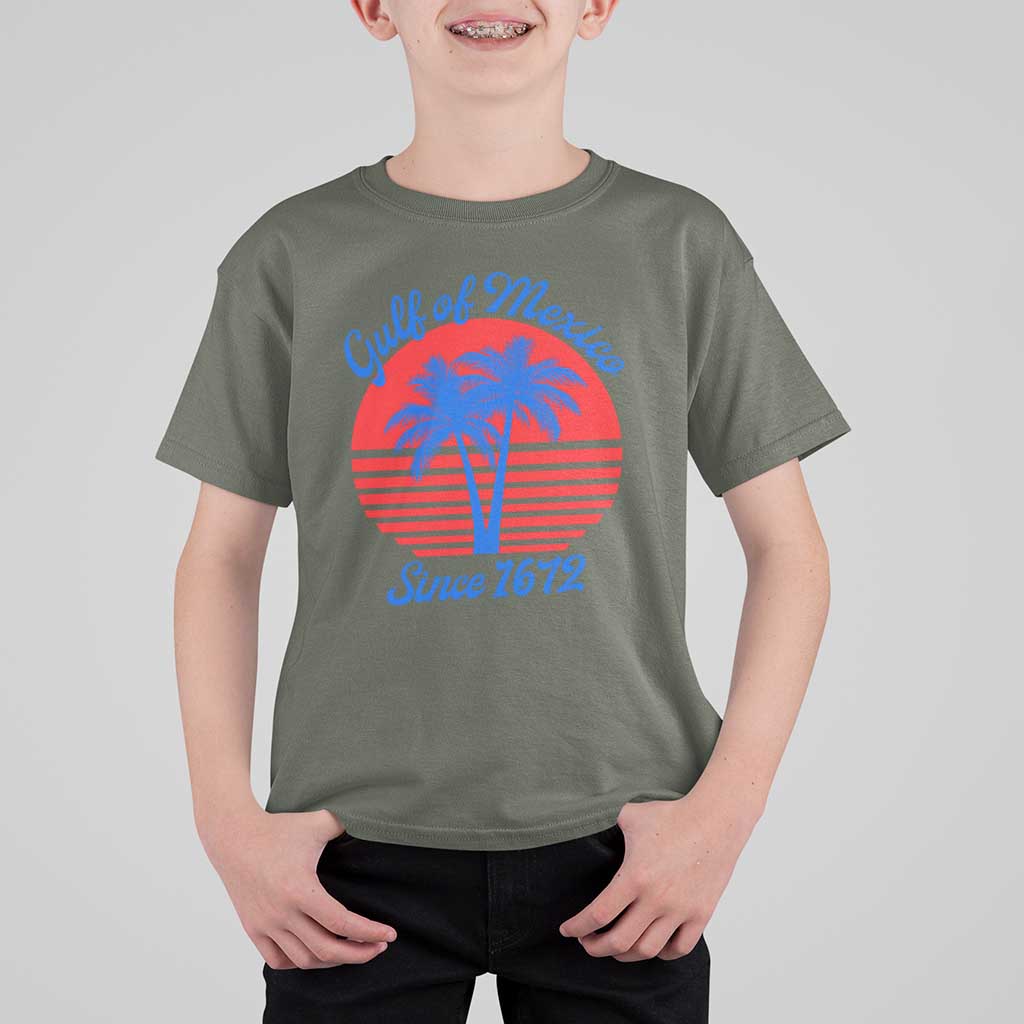 Gulf of Mexico T Shirt For Kid Since 1672 Retro Vintage 70s