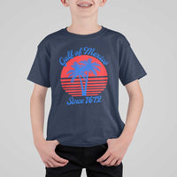 Gulf of Mexico T Shirt For Kid Since 1672 Retro Vintage 70s