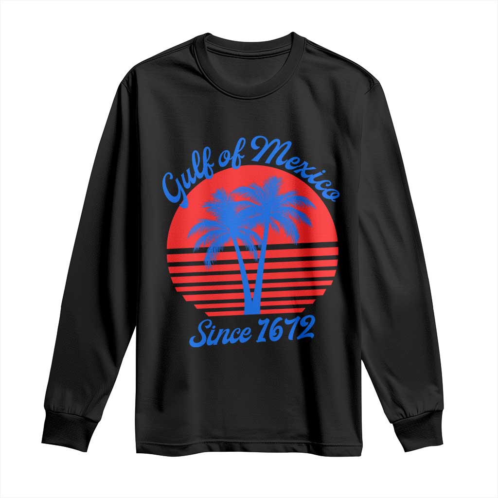 Gulf of Mexico Long Sleeve Shirt Since 1672 Retro Vintage 70s