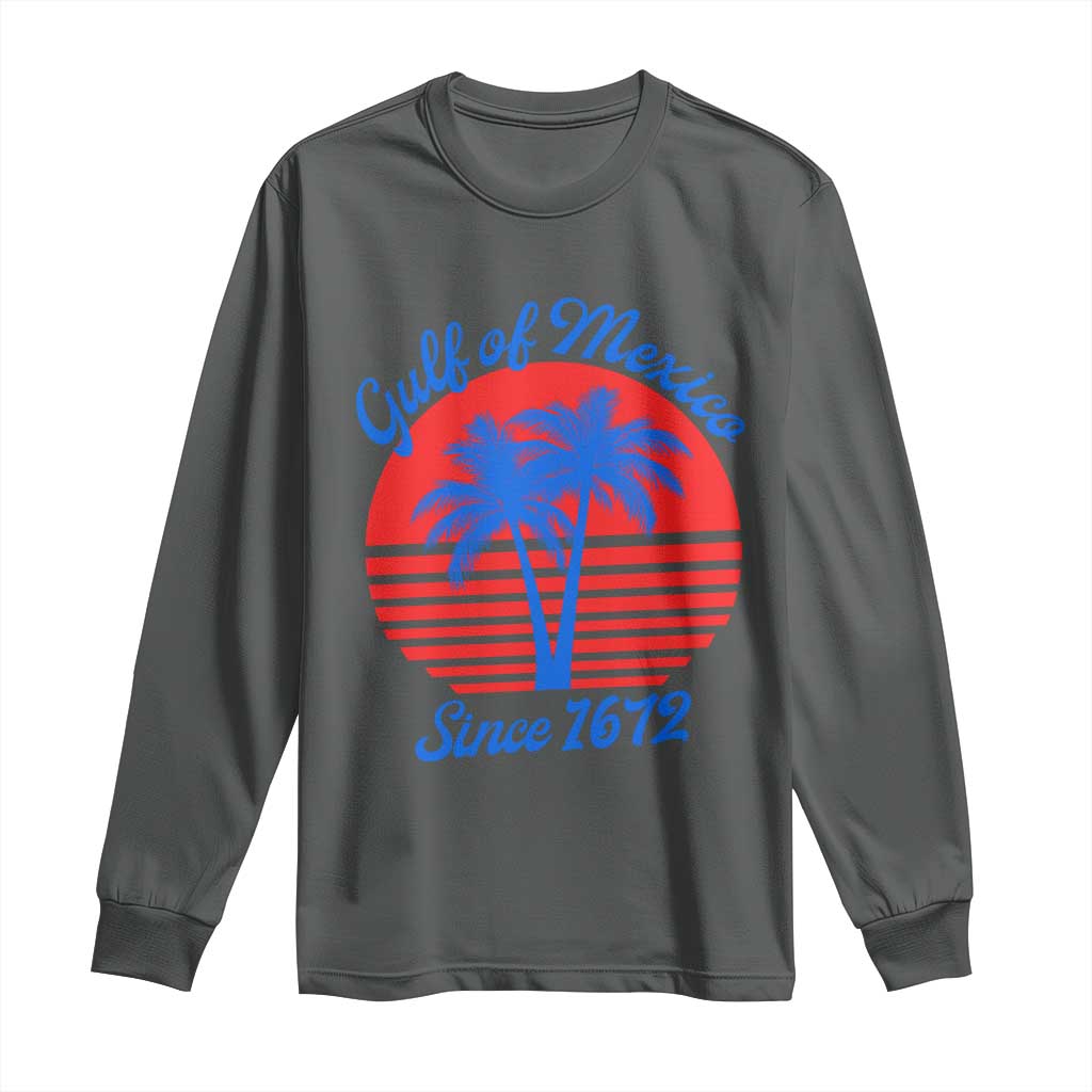 Gulf of Mexico Long Sleeve Shirt Since 1672 Retro Vintage 70s