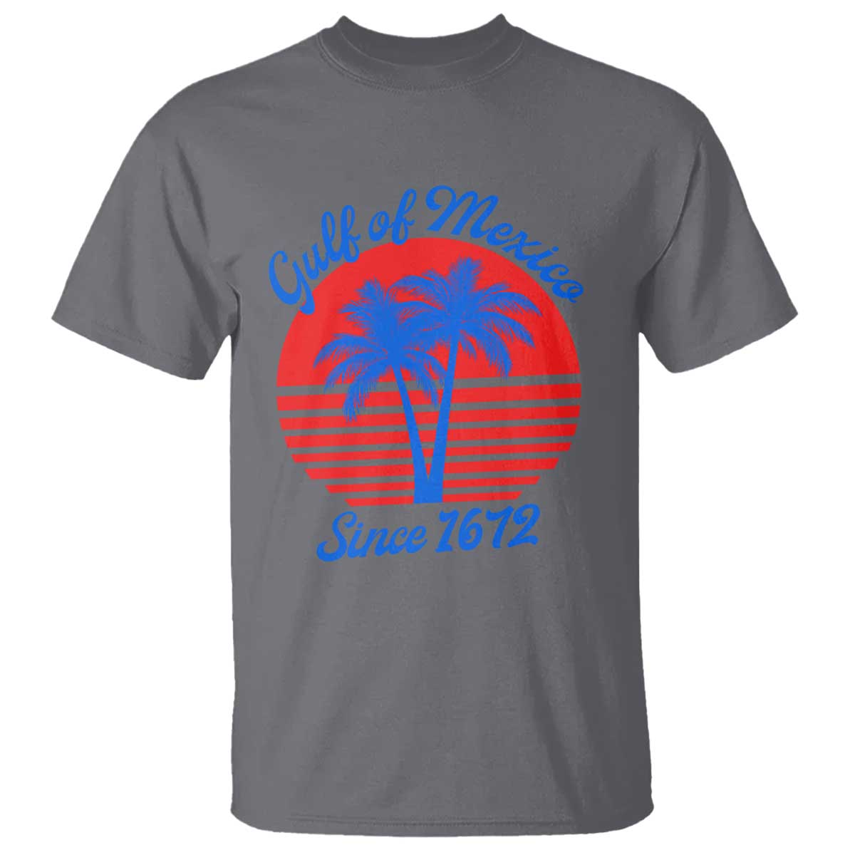 Gulf of Mexico T Shirt Since 1672 Retro Vintage 70s