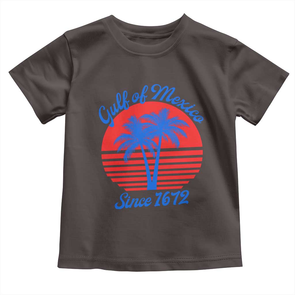 Gulf of Mexico Toddler T Shirt Since 1672 Retro Vintage 70s