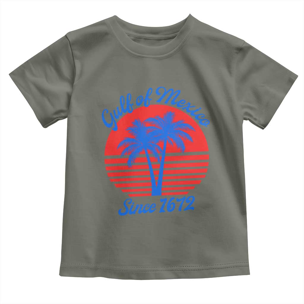 Gulf of Mexico Toddler T Shirt Since 1672 Retro Vintage 70s