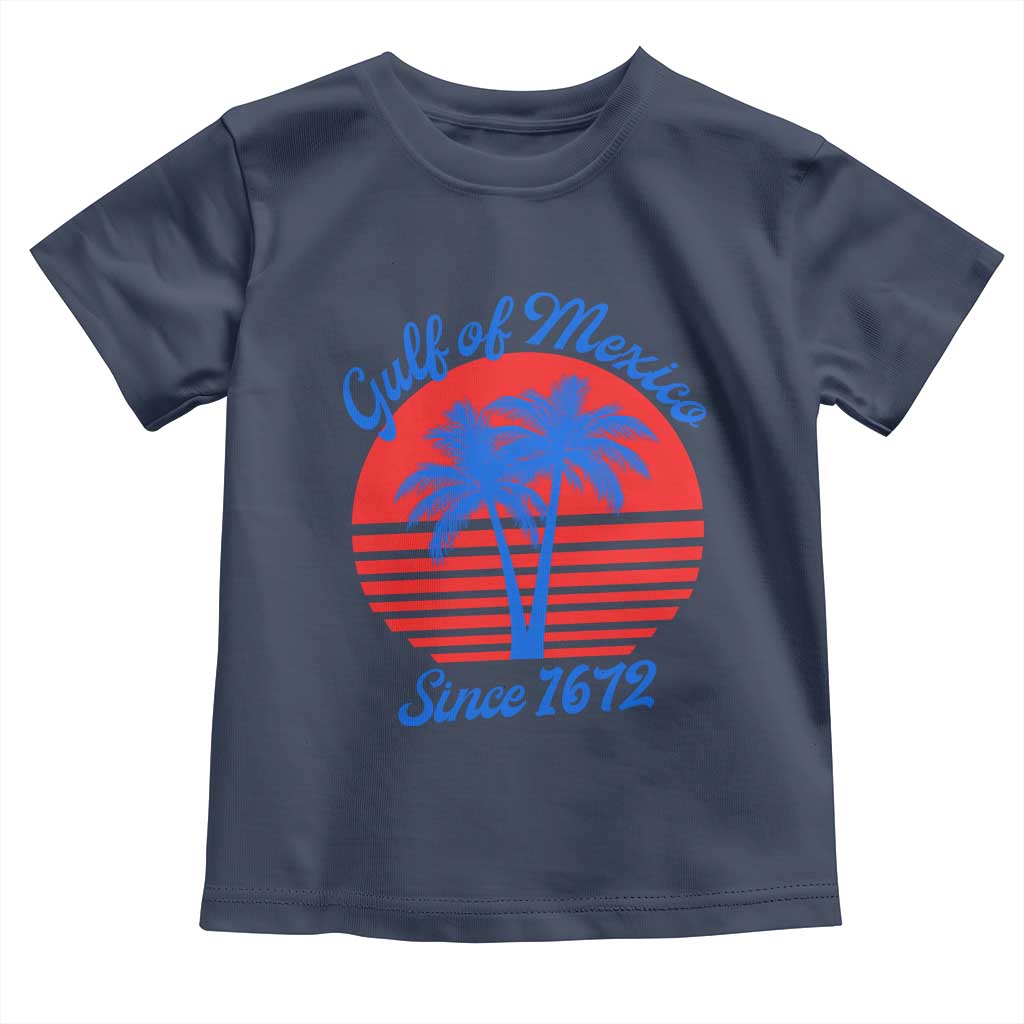 Gulf of Mexico Toddler T Shirt Since 1672 Retro Vintage 70s