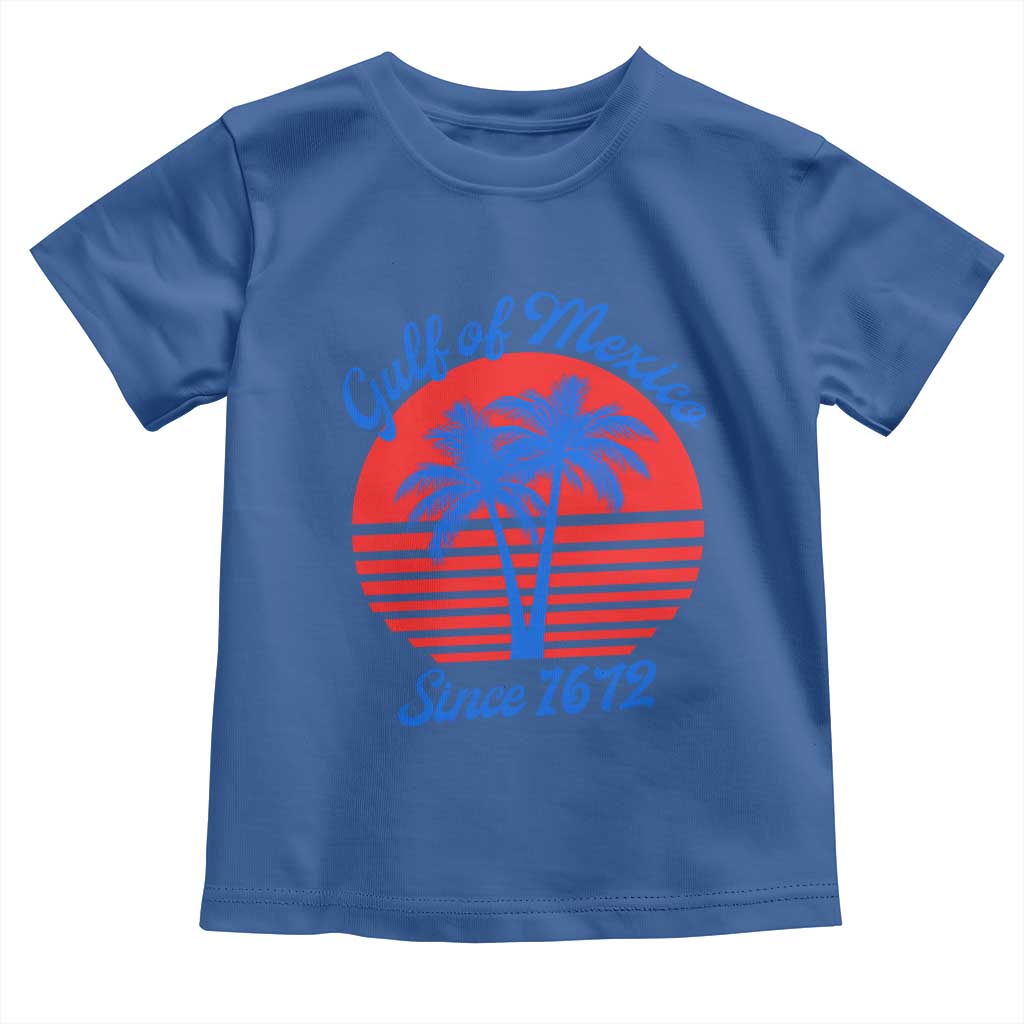 Gulf of Mexico Toddler T Shirt Since 1672 Retro Vintage 70s