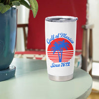 Gulf of Mexico Tumbler Cup Since 1672 Retro Vintage 70s