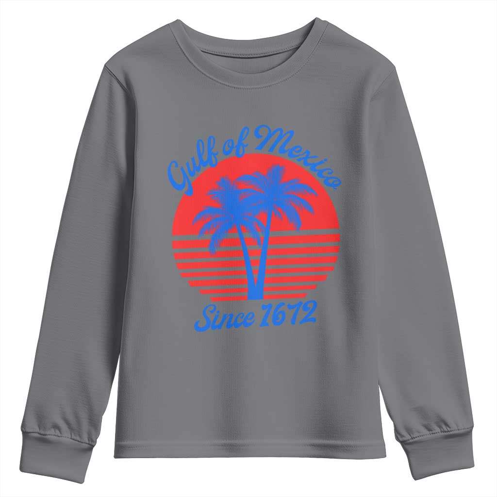Gulf of Mexico Youth Sweatshirt Since 1672 Retro Vintage 70s