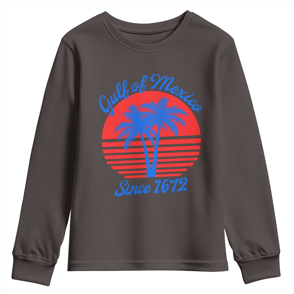 Gulf of Mexico Youth Sweatshirt Since 1672 Retro Vintage 70s