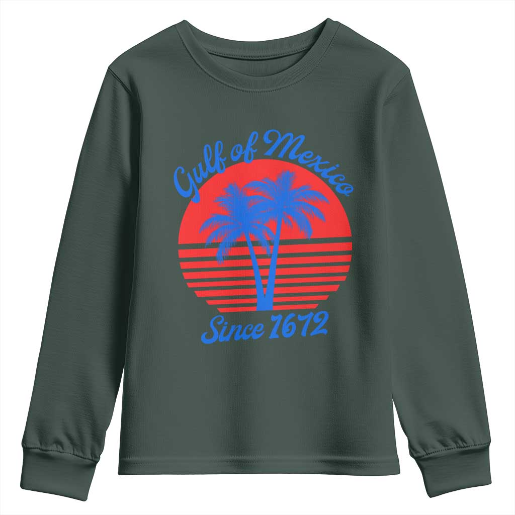 Gulf of Mexico Youth Sweatshirt Since 1672 Retro Vintage 70s