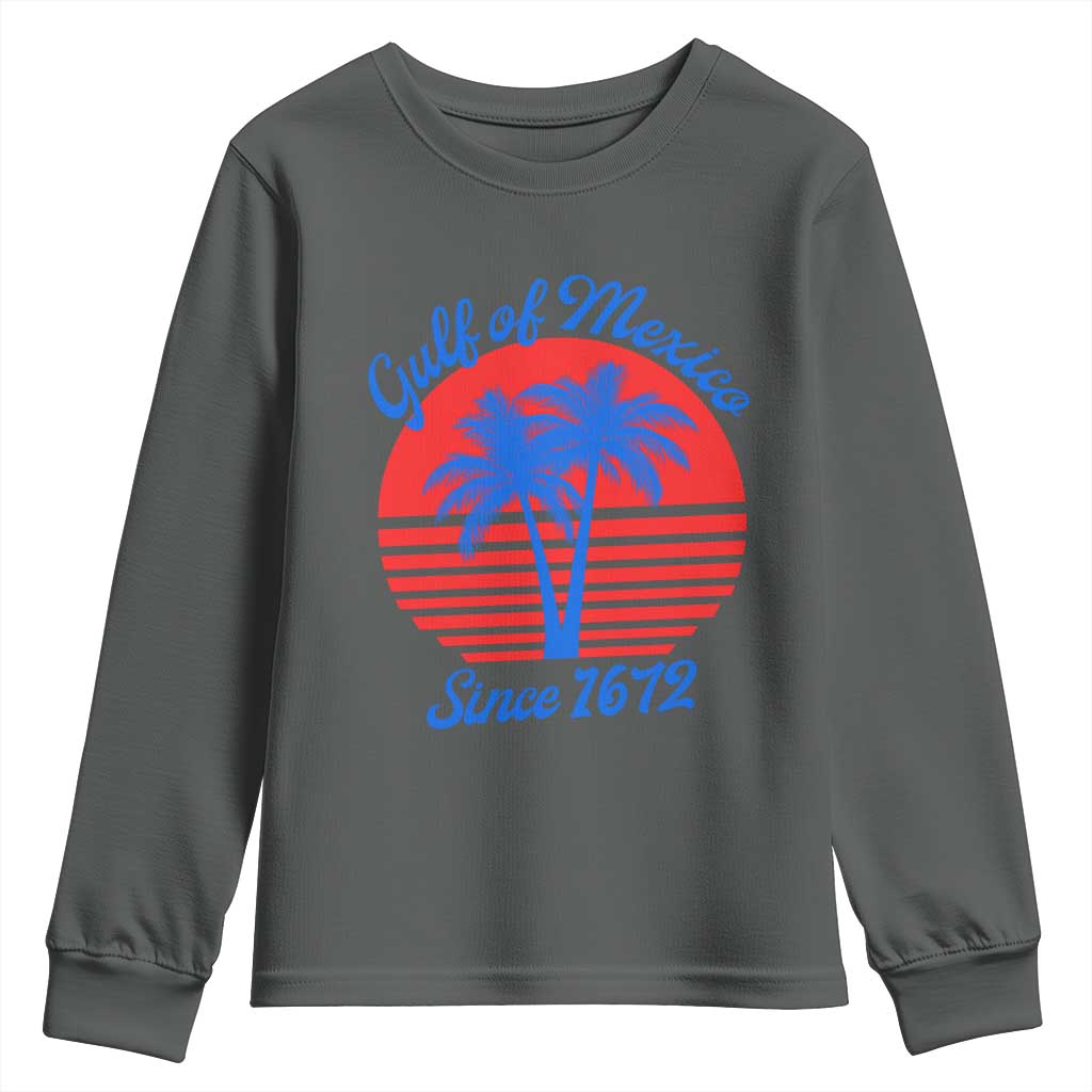Gulf of Mexico Youth Sweatshirt Since 1672 Retro Vintage 70s