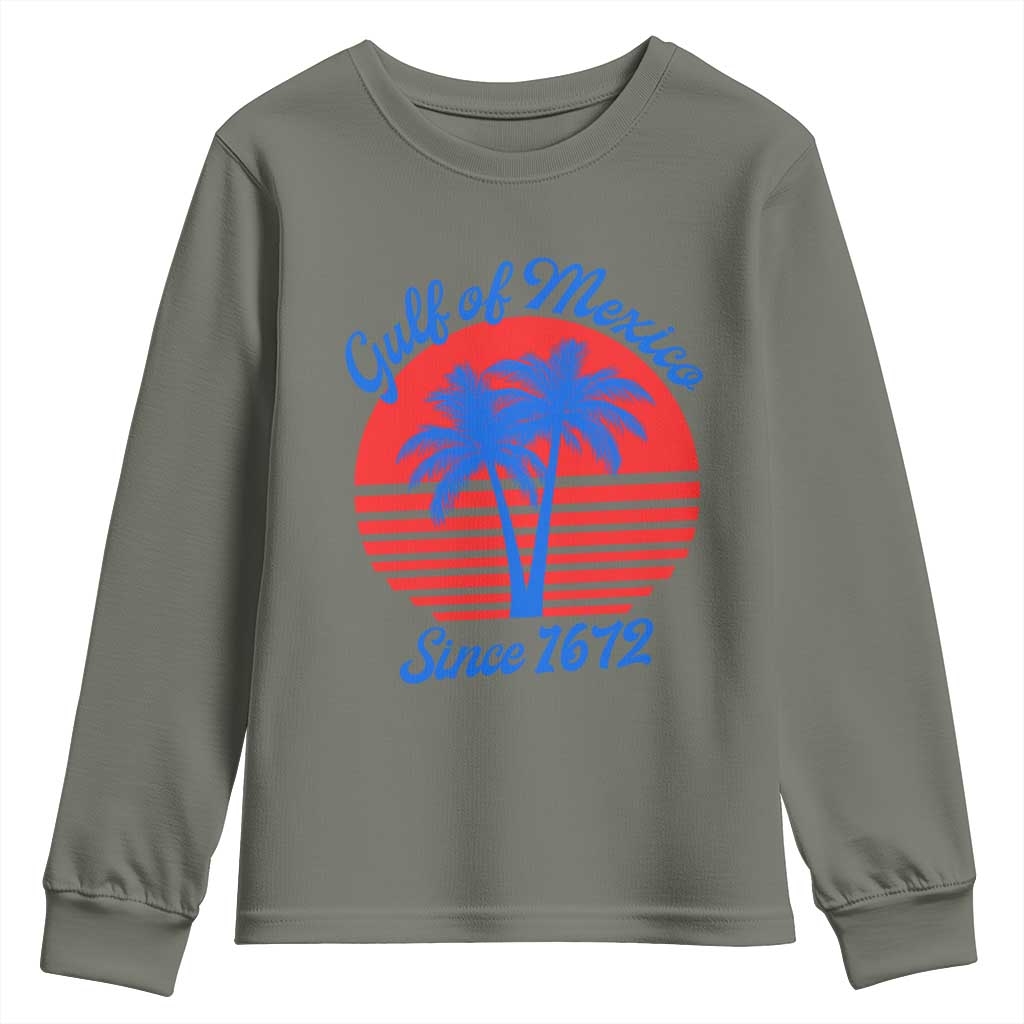 Gulf of Mexico Youth Sweatshirt Since 1672 Retro Vintage 70s