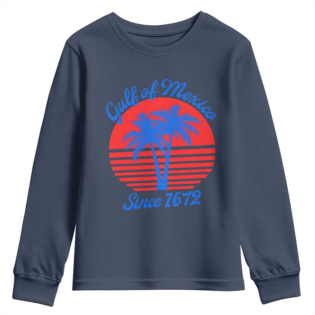 Gulf of Mexico Youth Sweatshirt Since 1672 Retro Vintage 70s