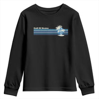 Gulf of Mexico Youth Sweatshirt Vintage 80s Palm Trees Sunset