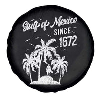 Gulf of Mexico Spare Tire Cover Since 1672 Palm Trees Beach