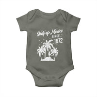 Gulf of Mexico Baby Onesie Since 1672 Palm Trees Beach