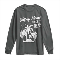 Gulf of Mexico Long Sleeve Shirt Since 1672 Palm Trees Beach