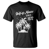 Gulf of Mexico T Shirt Since 1672 Palm Trees Beach
