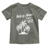 Gulf of Mexico Toddler T Shirt Since 1672 Palm Trees Beach