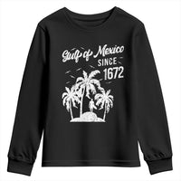 Gulf of Mexico Youth Sweatshirt Since 1672 Palm Trees Beach
