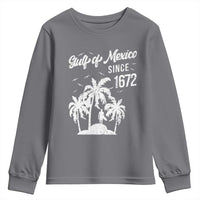 Gulf of Mexico Youth Sweatshirt Since 1672 Palm Trees Beach