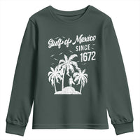 Gulf of Mexico Youth Sweatshirt Since 1672 Palm Trees Beach