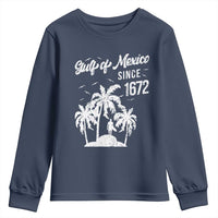 Gulf of Mexico Youth Sweatshirt Since 1672 Palm Trees Beach