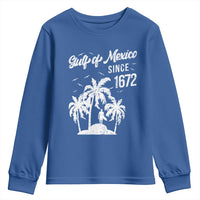 Gulf of Mexico Youth Sweatshirt Since 1672 Palm Trees Beach