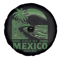 Gulf of Mexico Since 1672 Spare Tire Cover Retro Vintage Mexican Beach Forever