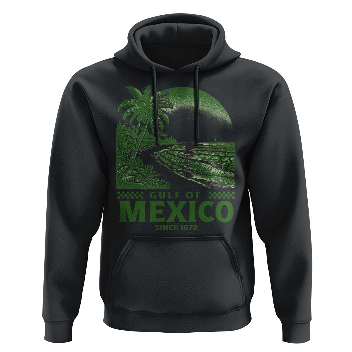 Gulf of Mexico Since 1672 Hoodie Retro Vintage Mexican Beach Forever