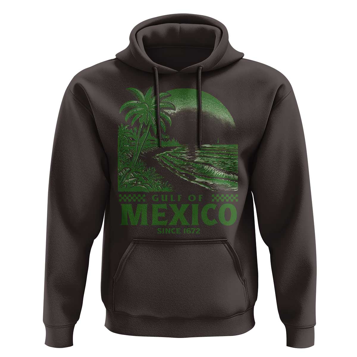 Gulf of Mexico Since 1672 Hoodie Retro Vintage Mexican Beach Forever