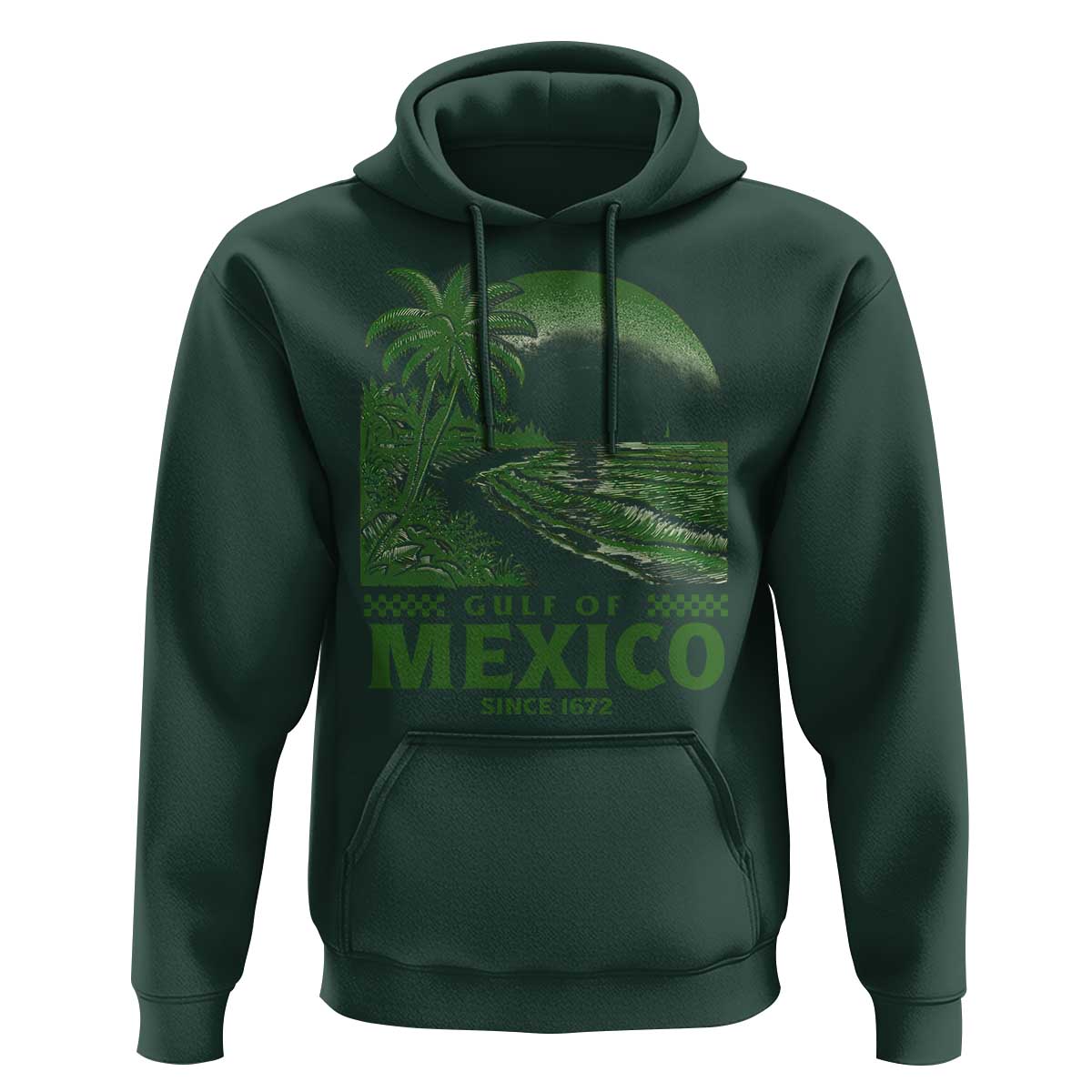 Gulf of Mexico Since 1672 Hoodie Retro Vintage Mexican Beach Forever